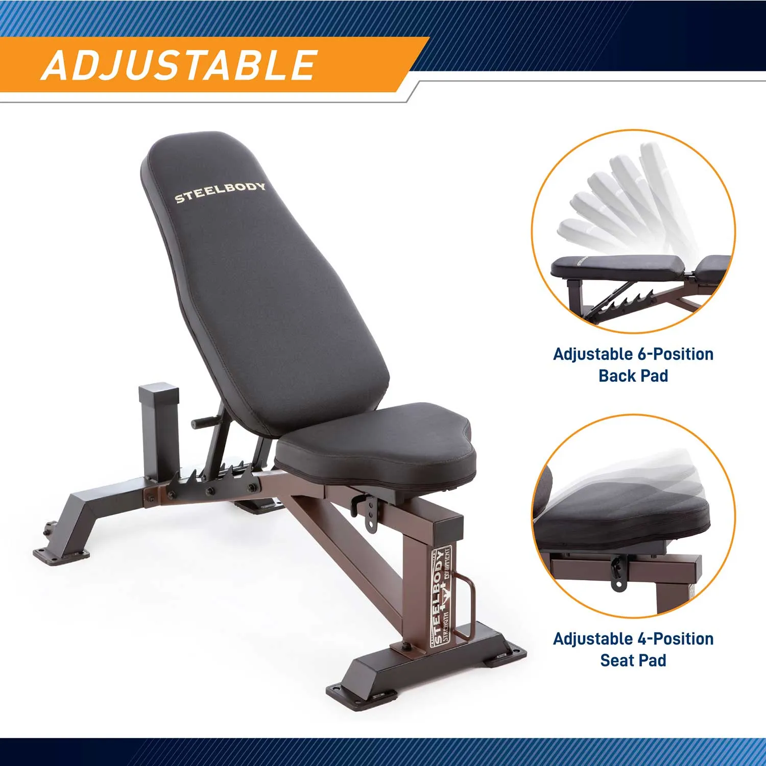 Marcy Utility Bench | SteelBody STB-10105