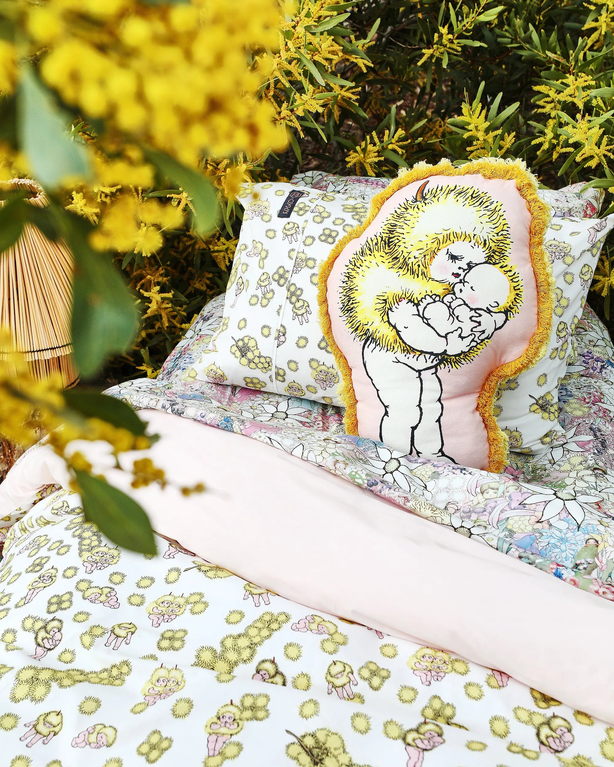 May Gibbs Wattle Mumma Cushion