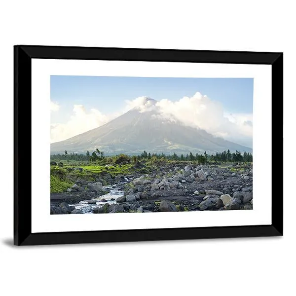 Mayon Volcano  Philippines Canvas Wall Art