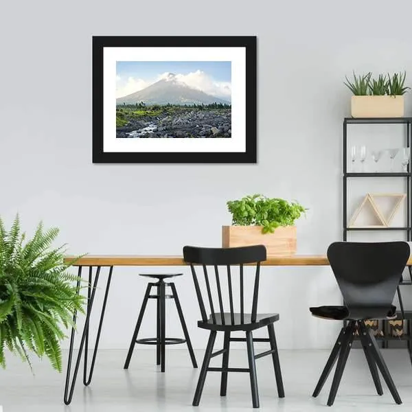 Mayon Volcano  Philippines Canvas Wall Art