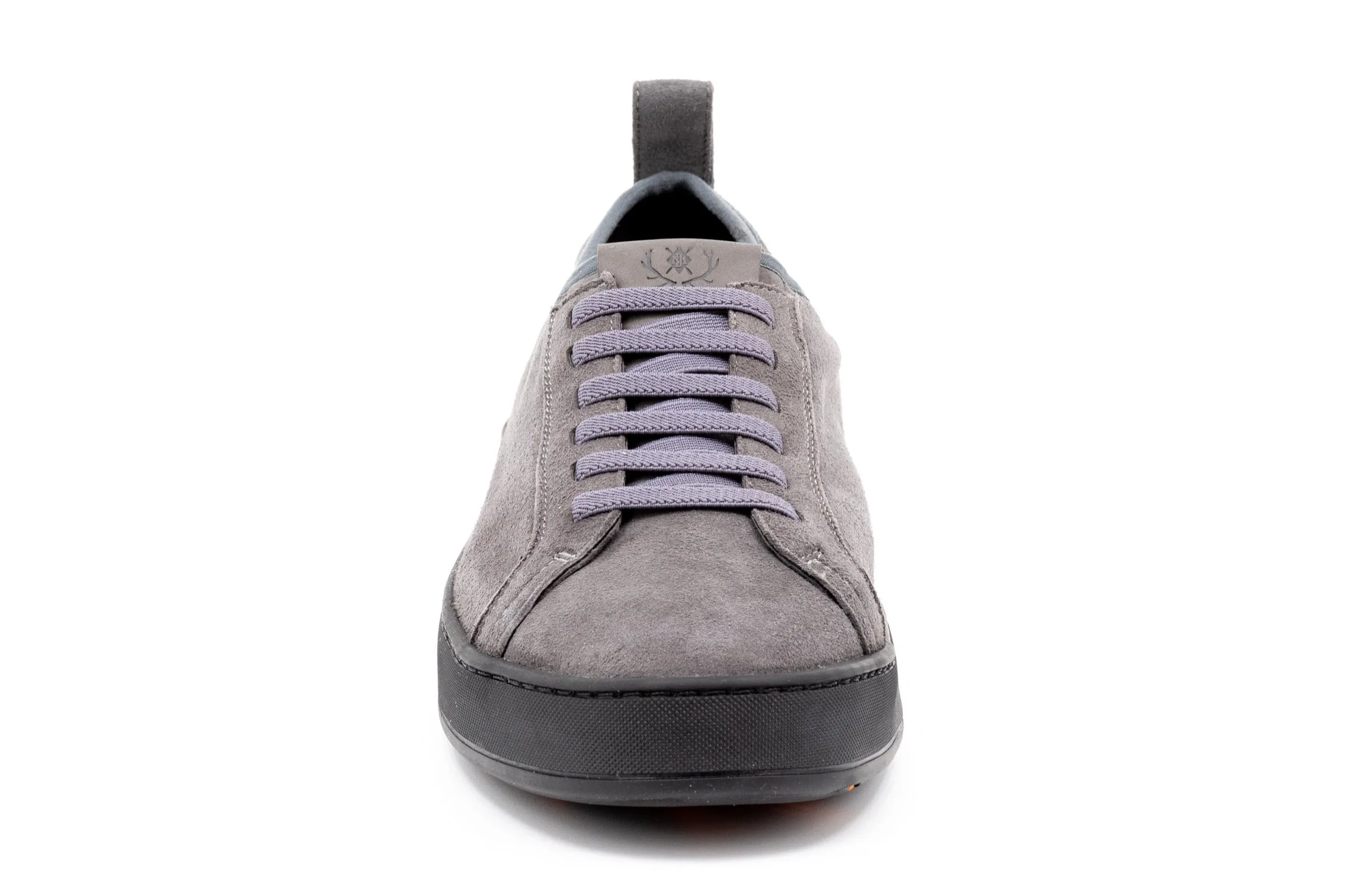 MD Signature Sheep Skin Suede Sneakers - Stone