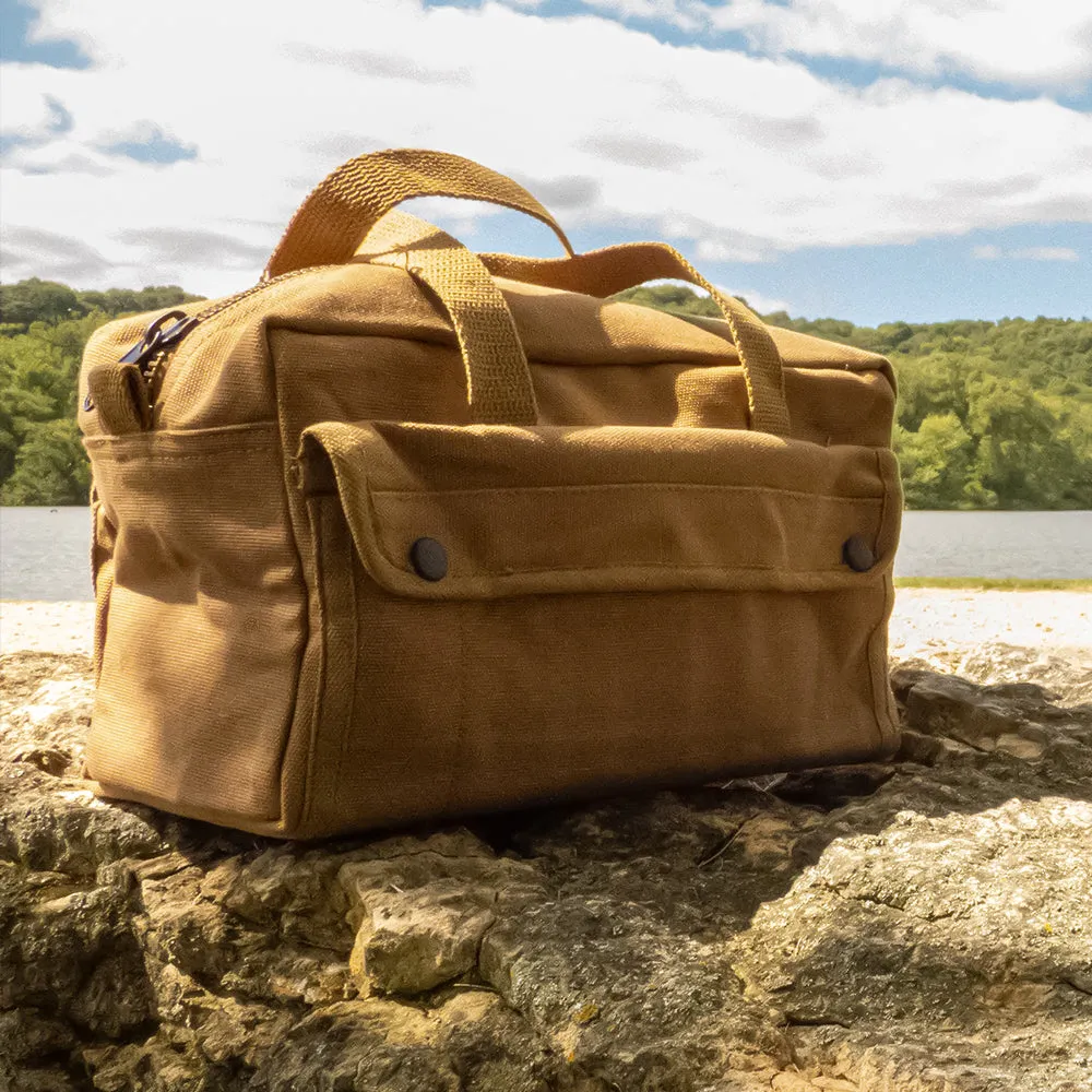 Mechanic's Tool Bag with Brass Zipper