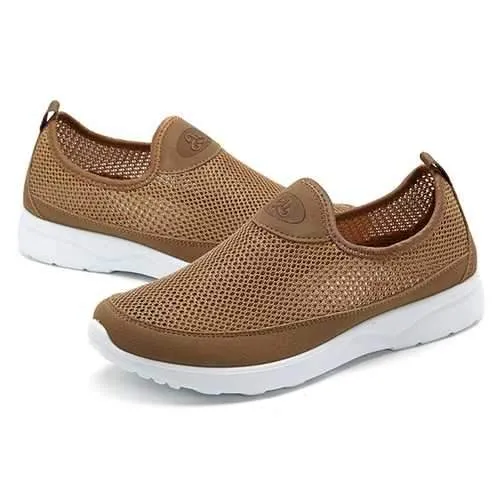 Men Breathable Hollow Out Soft Sole Flats