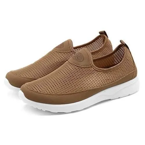 Men Breathable Hollow Out Soft Sole Flats