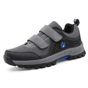 Men Breathable Mesh Hook Loop Outdoor Athletic Shoes