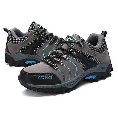 Men Breathable Wear Resistance Outsole Outdoor Hiking Athletic Shoes