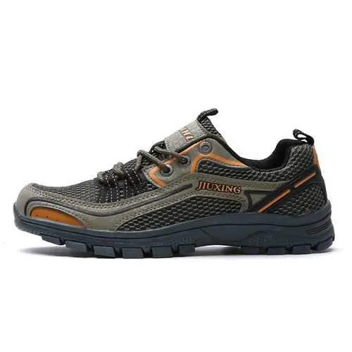 Men Wear Resistant Outsole Comfortable Outdoor Hiking Athletic Shoes