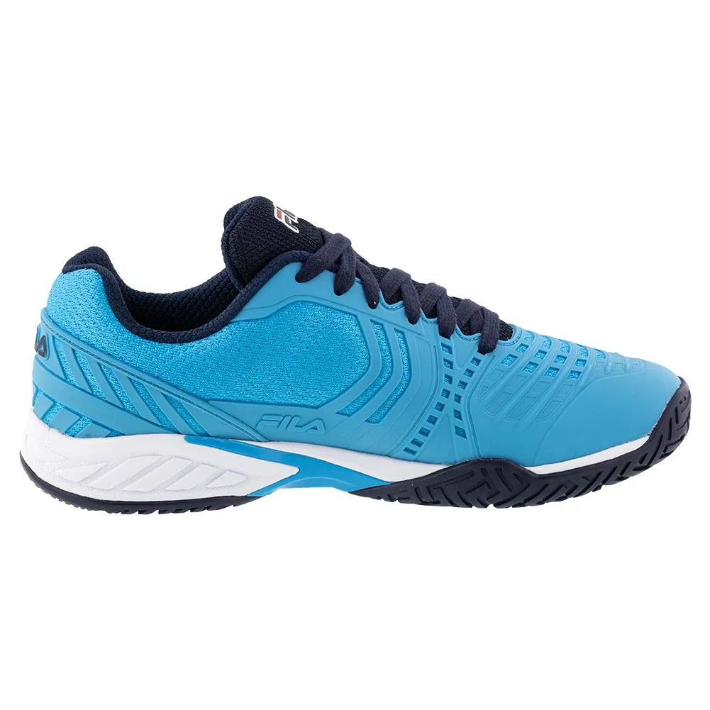 Men's Axilus 2 Energized Tennis Shoes Hawaiian Ocean and White