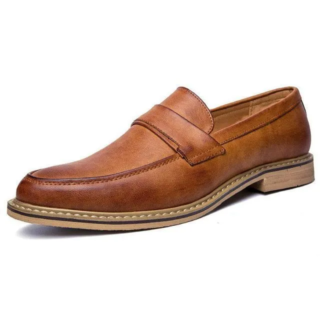 Mens Business Casual Everyday Wear Slip On Shoes