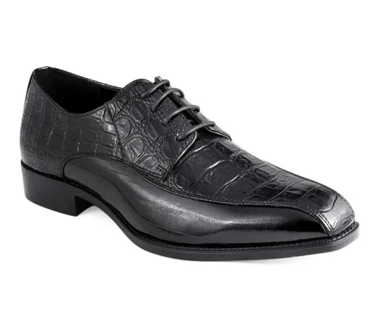 Men's Harvey Black Lace-Up Dress Shoes