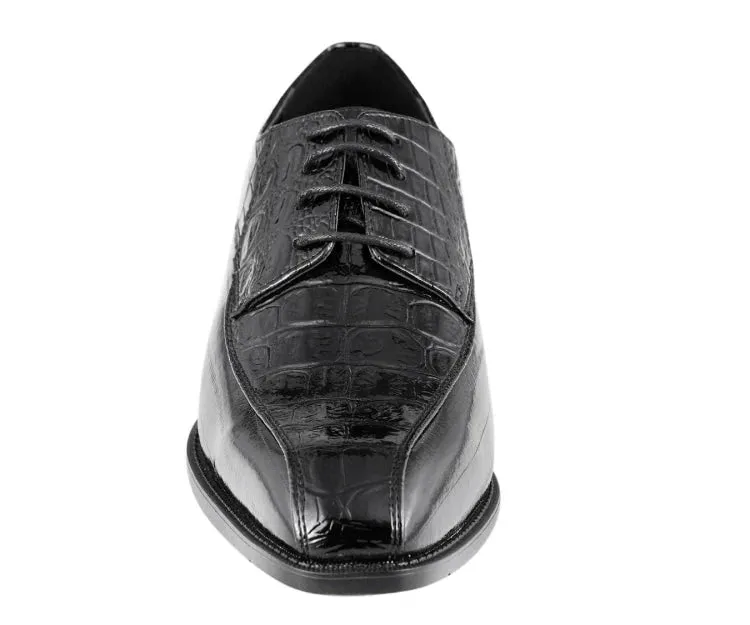 Men's Harvey Black Lace-Up Dress Shoes