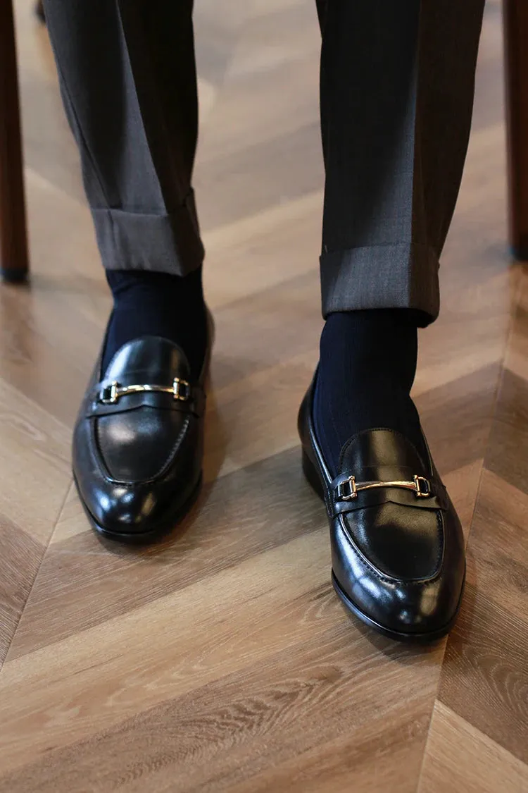 Men's Leather Horsebit Loafers