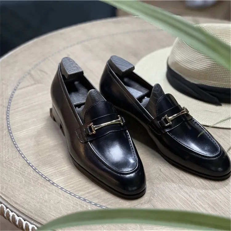 Men's Leather Horsebit Loafers