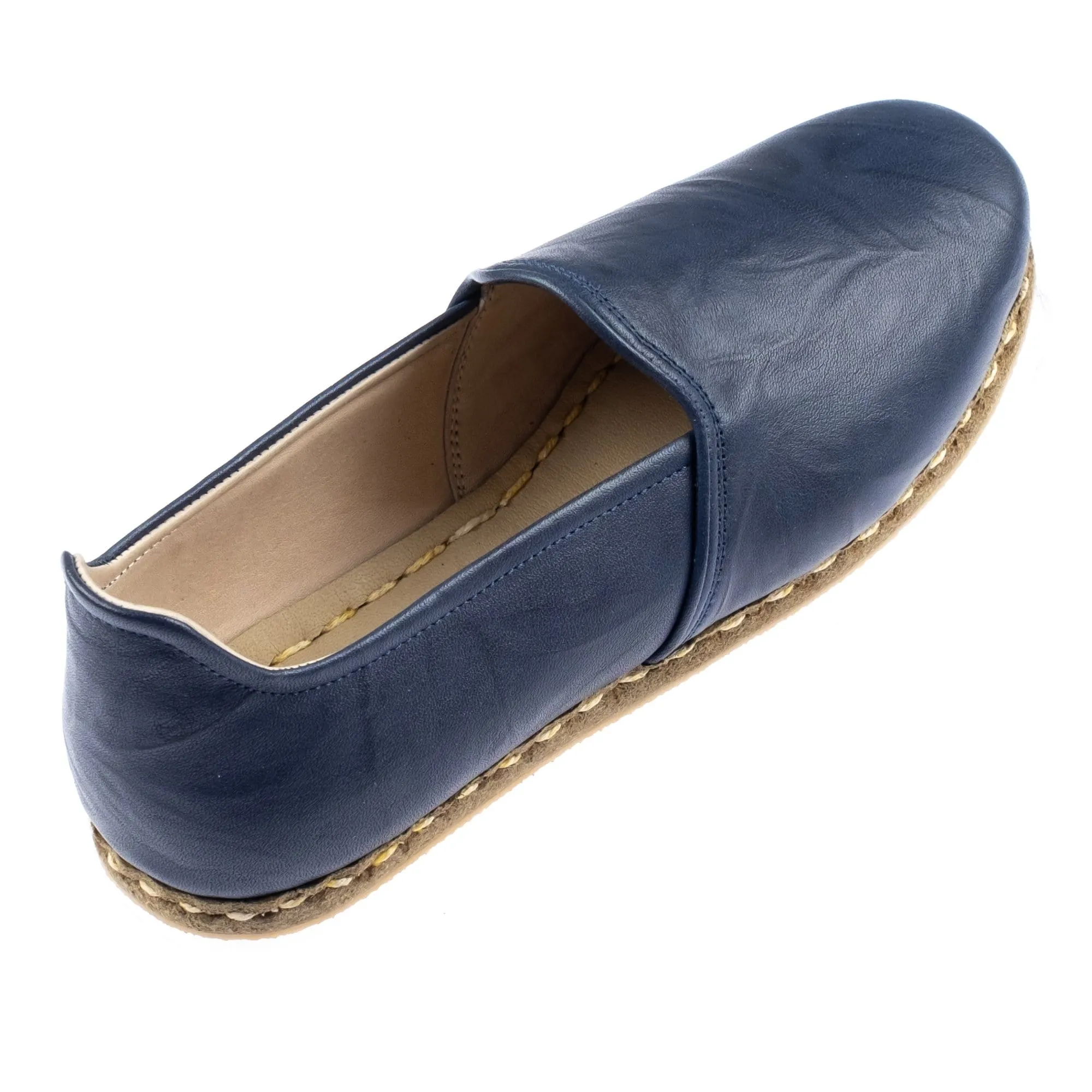 Men's Navy Slip On Shoes