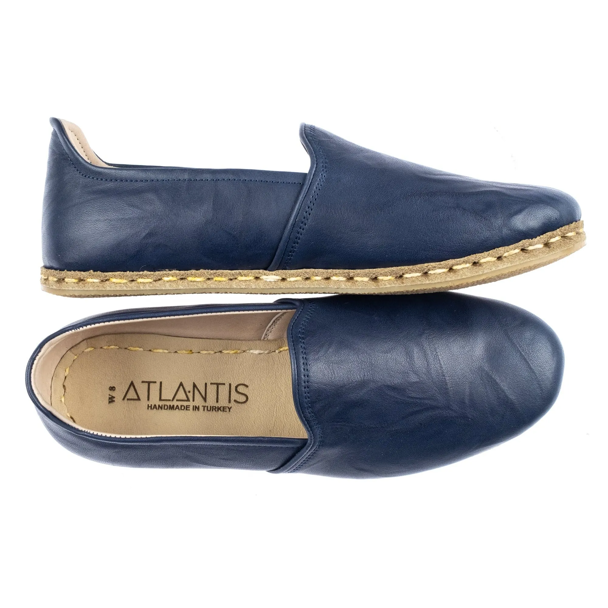 Men's Navy Slip On Shoes