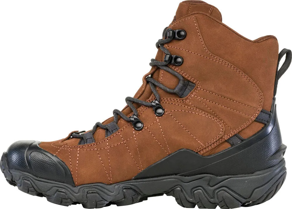 Men's Oboz Bridger 8" Insulated Waterproof Color: Grizzly