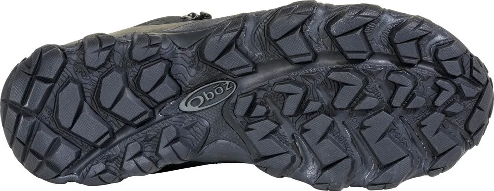 Men's Oboz Bridger Mid Waterproof Color: Black Sea