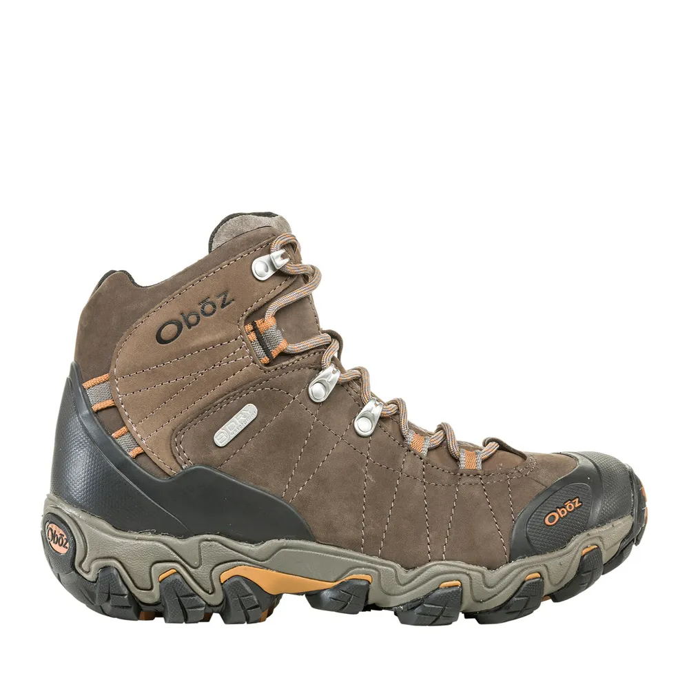 Men's Oboz Bridger Mid Waterproof Color: Sudan