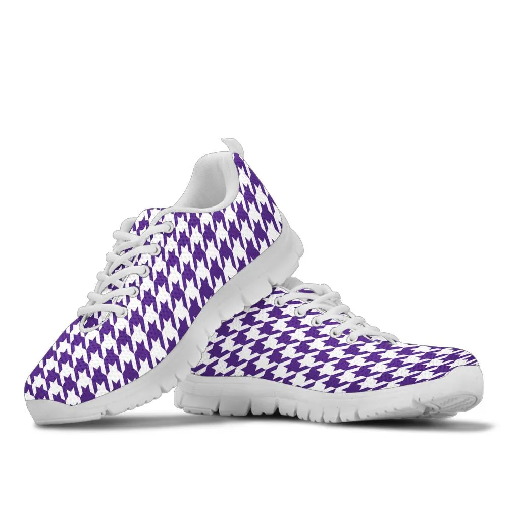 Mesh Sneakers_Purple on White_HT Pattern