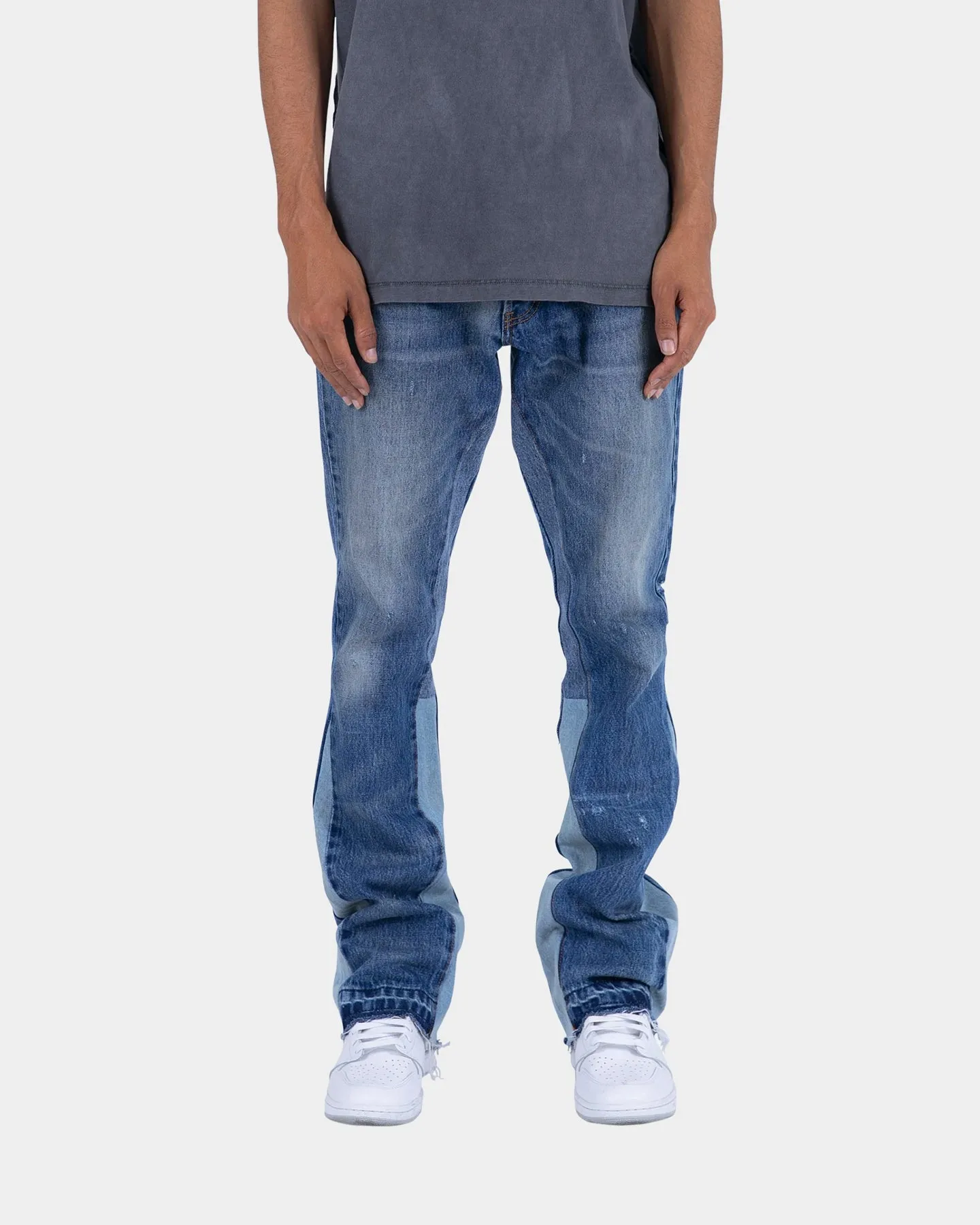 MNML B133 Flare Denim Jeans Blue