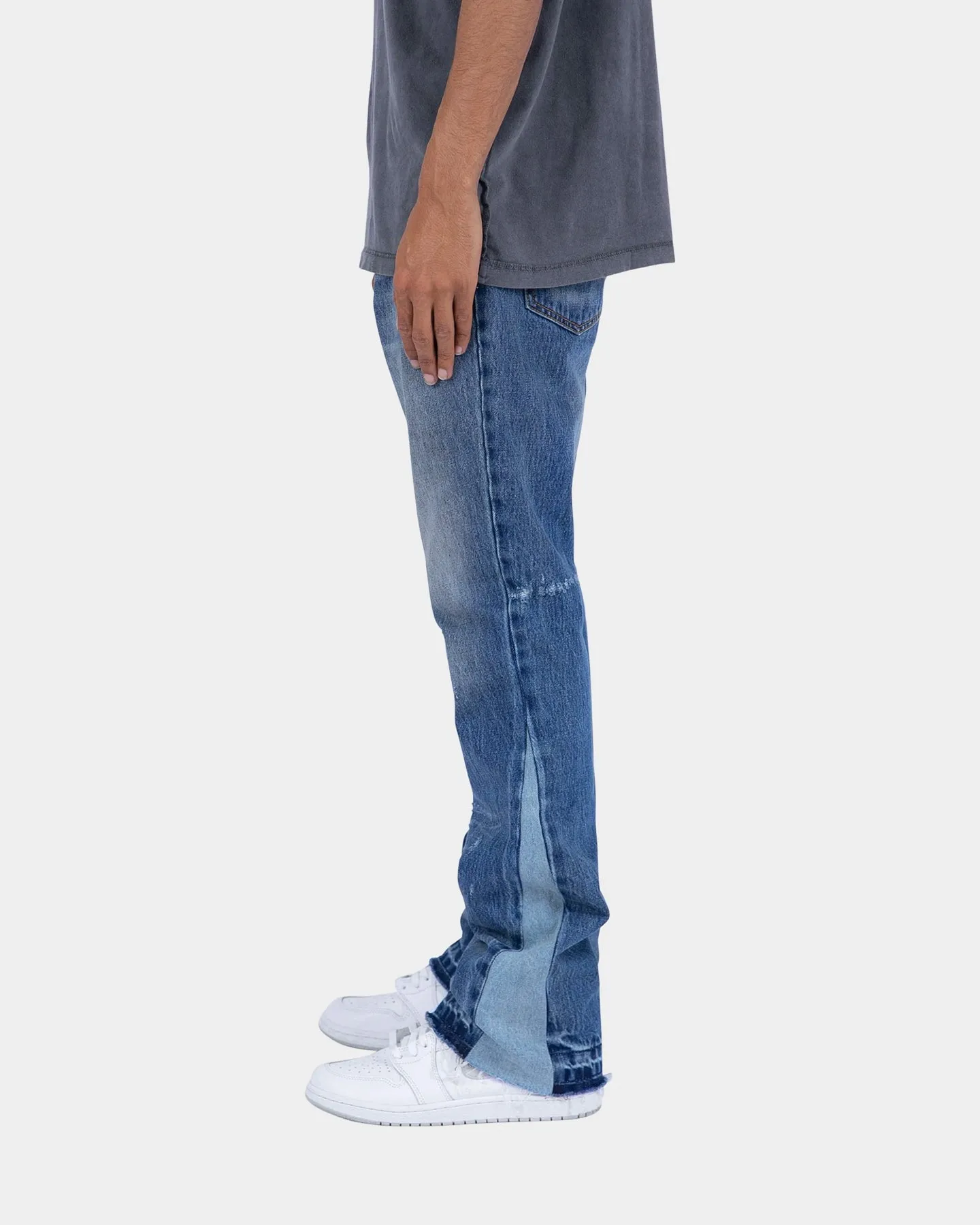 MNML B133 Flare Denim Jeans Blue