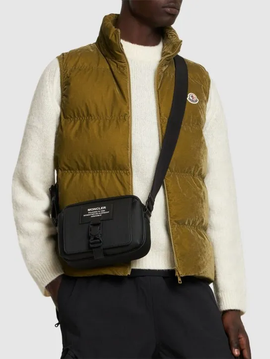 Moncler   Nakoa coated canvas crossbody bag 