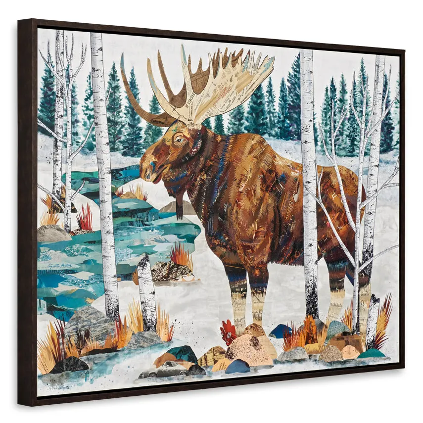 MOUNTAIN MONARCH canvas print with float frame