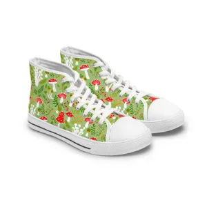 Mushrooms Women's High Top Sneakers