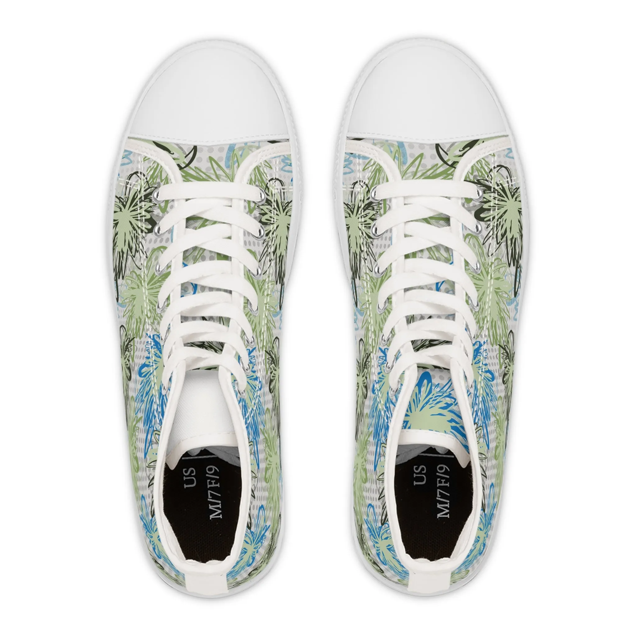 Nature Plants Women's High Top Sneakers