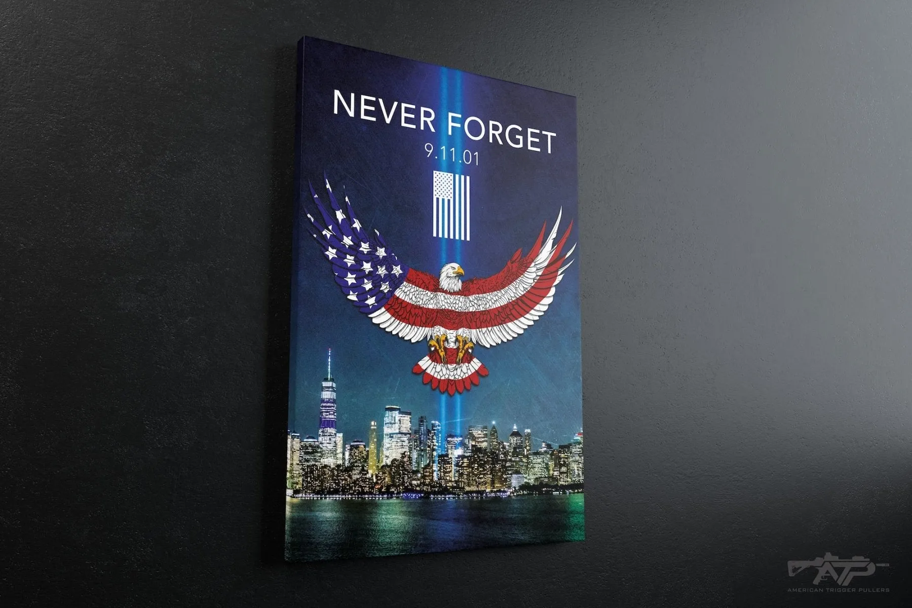 Never Forget 9-11 Canvas