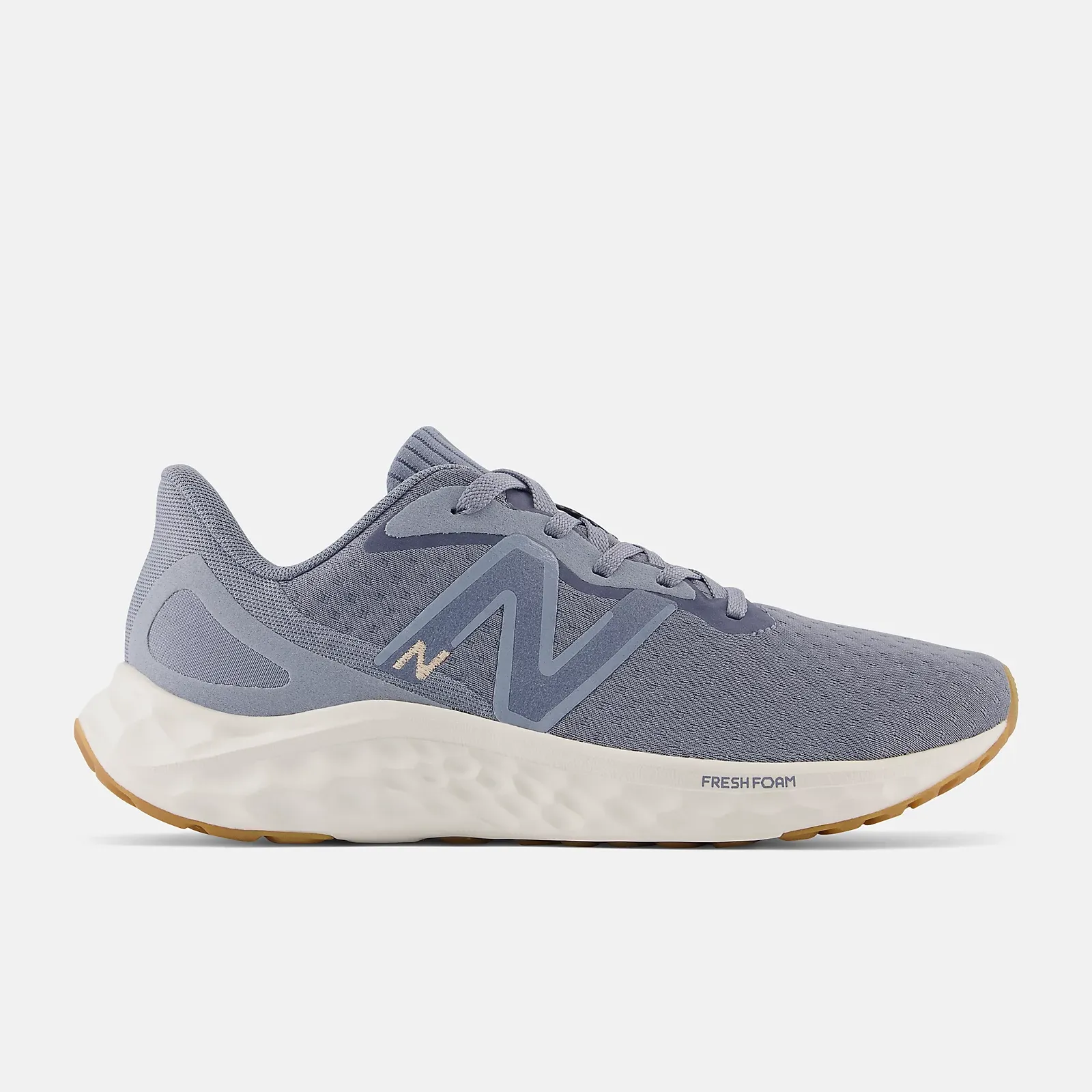 New Balance Women's Fresh Foam Arishi v4 Shoes - Arctic Grey / Light Gold Metallic