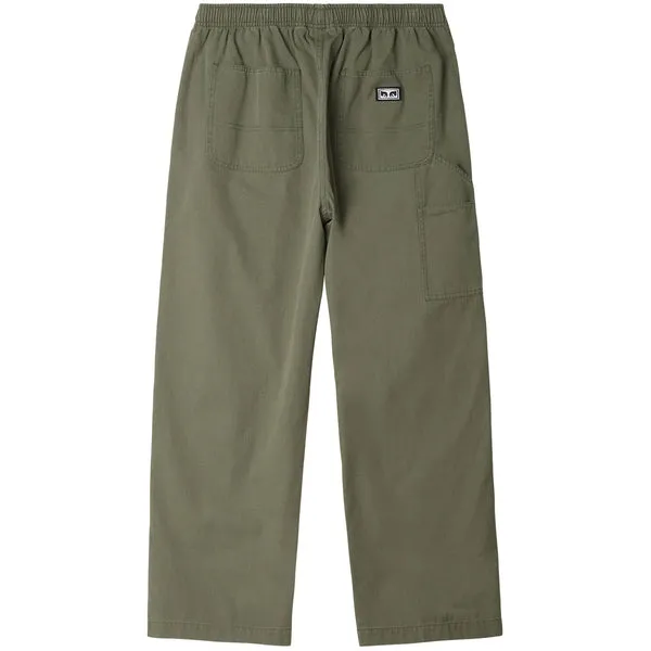 Obey Big Easy Canvas Pant - Smokey Olive