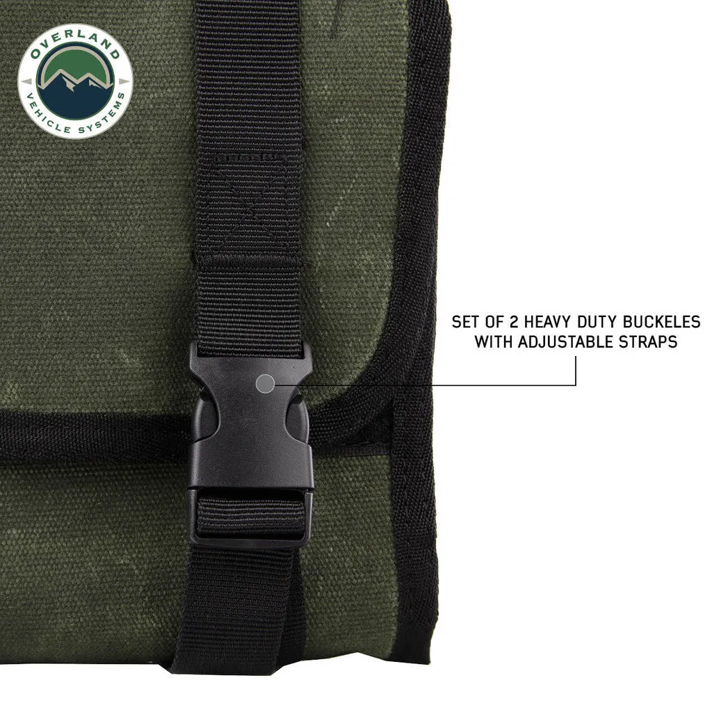 Overland Vehicle Systems Rolled Bag First Aid - #16 Waxed Canvas Universal