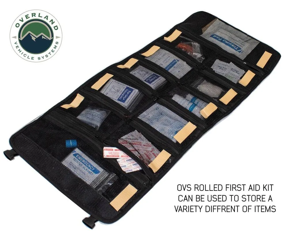 Overland Vehicle Systems Rolled Bag First Aid - #16 Waxed Canvas | Universal