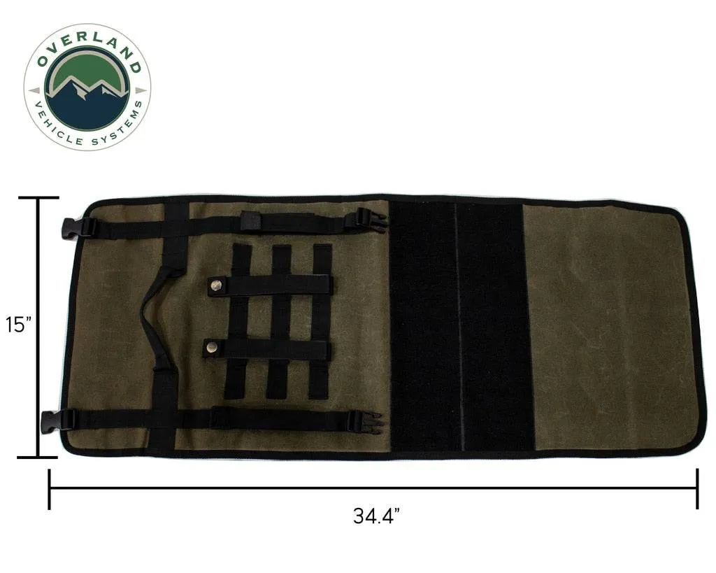 Overland Vehicle Systems Rolled Bag First Aid - #16 Waxed Canvas | Universal