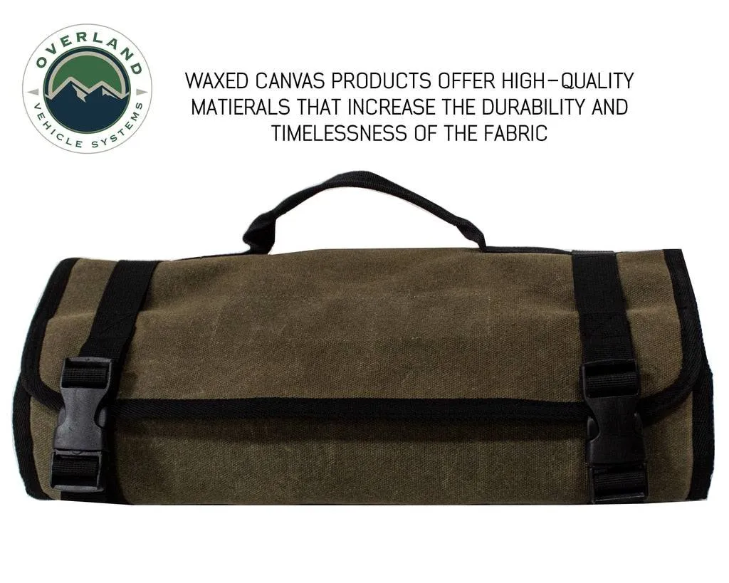 Overland Vehicle Systems Rolled Bag First Aid - #16 Waxed Canvas | Universal