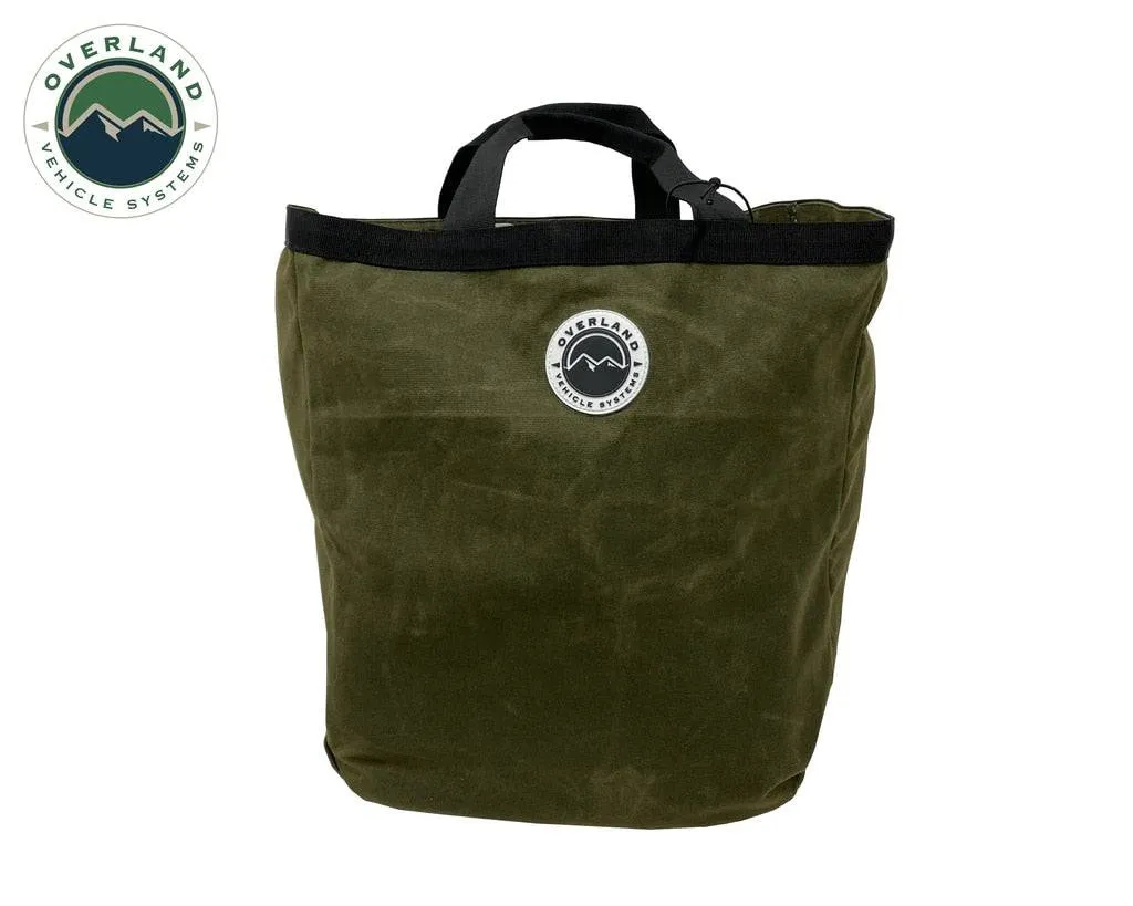 Overland Vehicle Systems Tote Bag #16 Waxed Canvas Bag | Universal