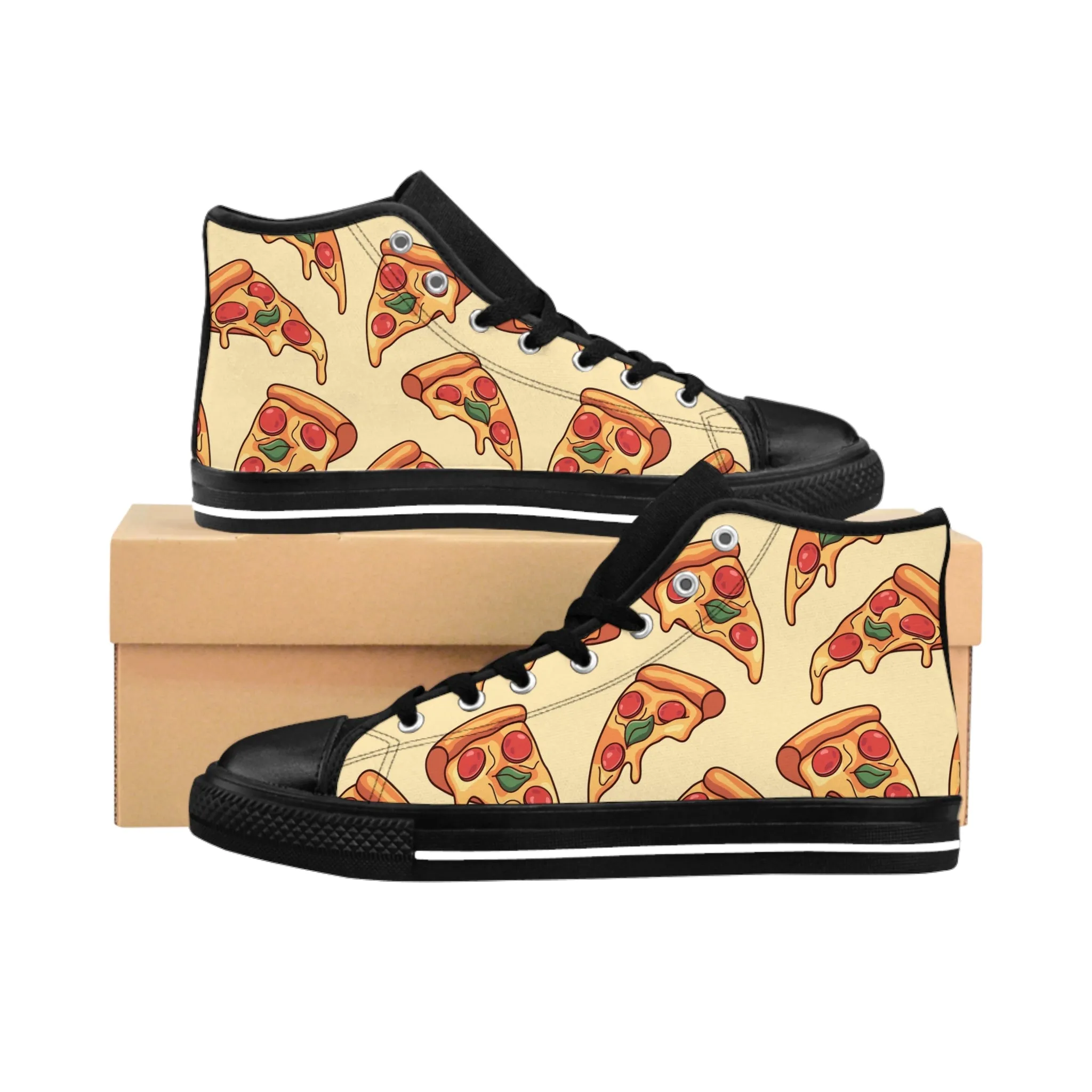 Pizza Slices Men's Classic Sneakers