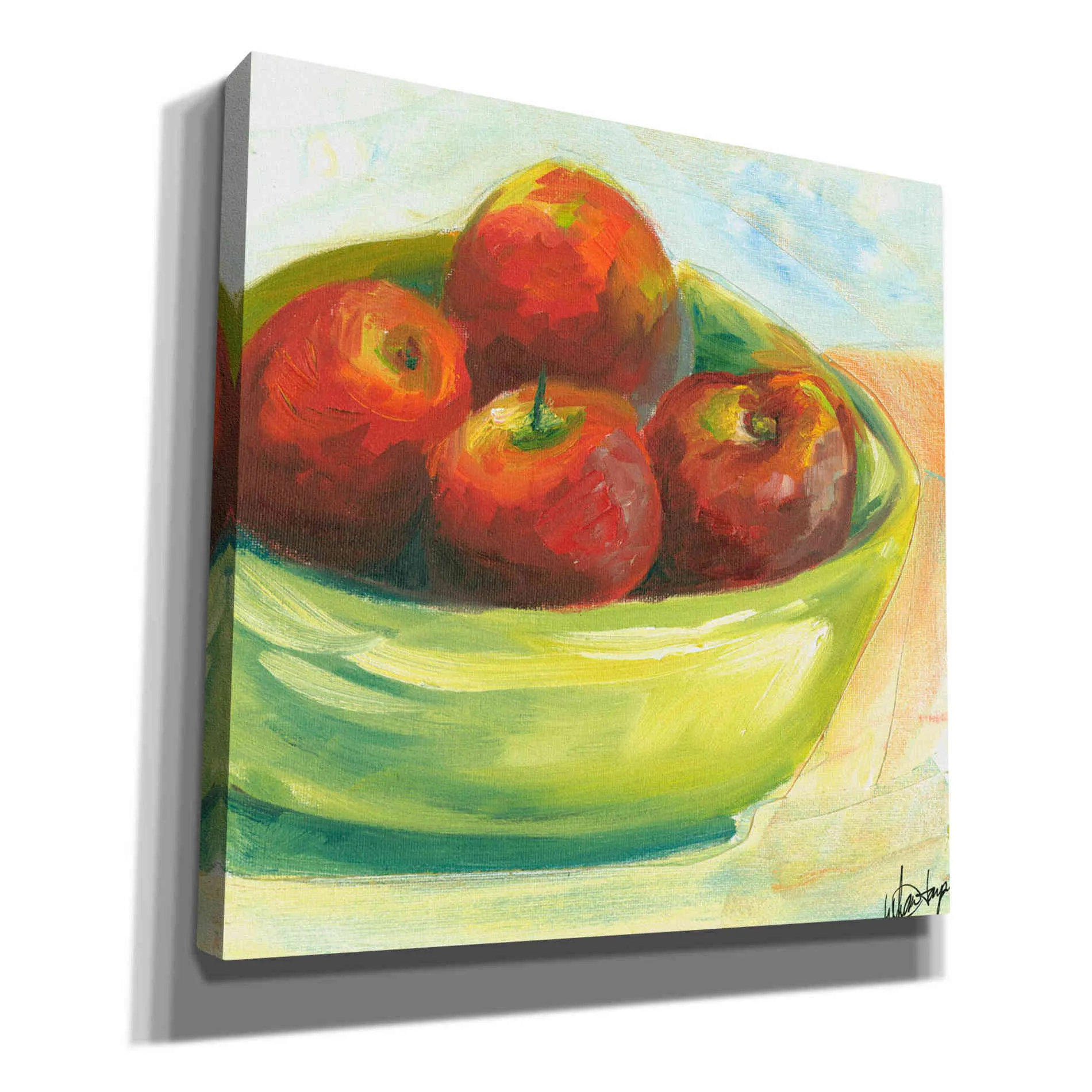 "Bowl of Fruit III" by Ethan Harper, Canvas Wall Art