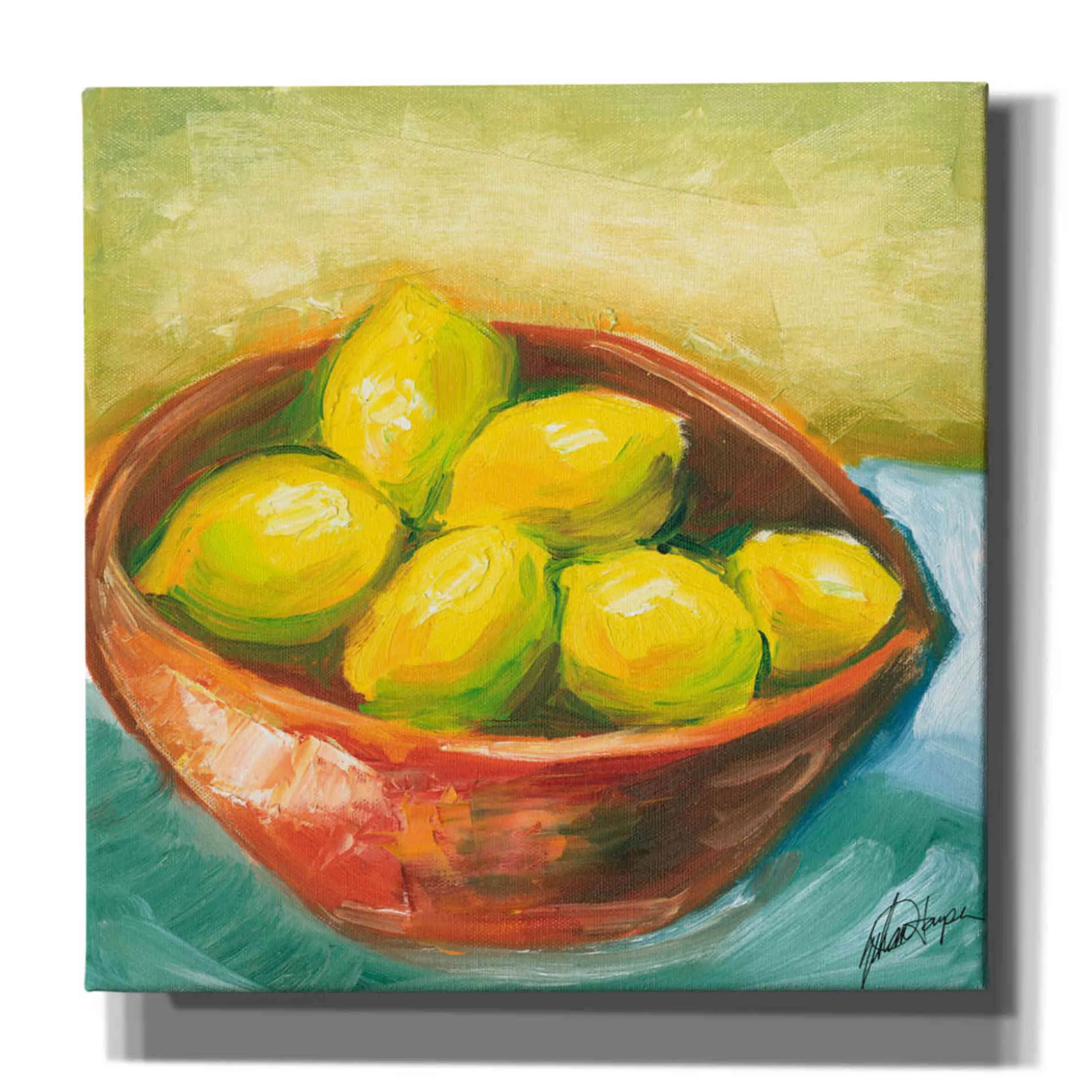 "Bowl of Fruit IV" by Ethan Harper, Canvas Wall Art