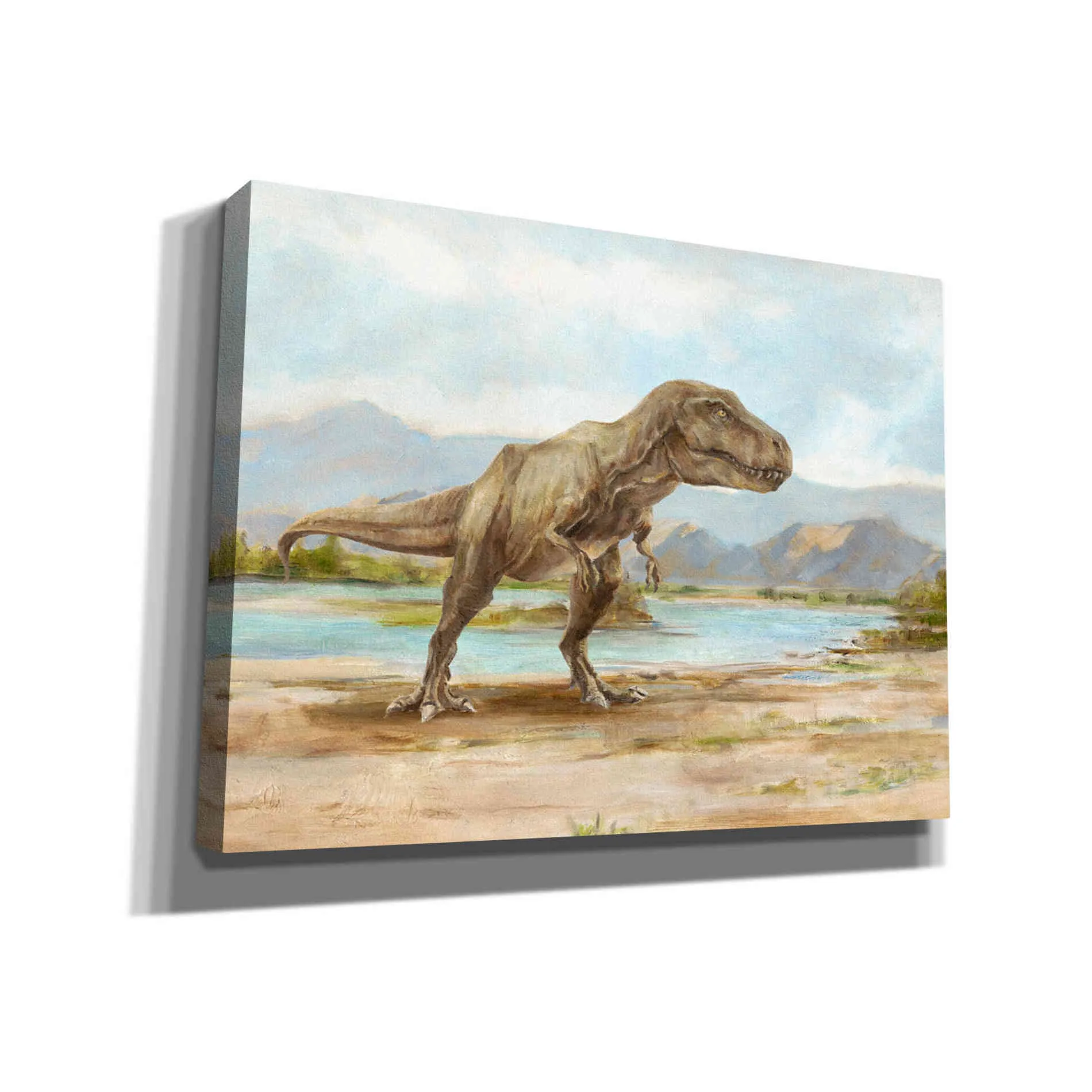 "Dinosaur Illustration III" by Ethan Harper, Canvas Wall Art