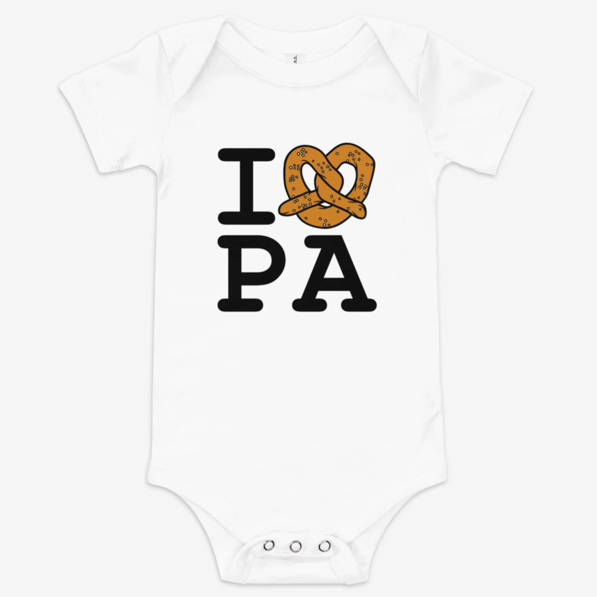 "I Pretzel PA" Baby Onesie