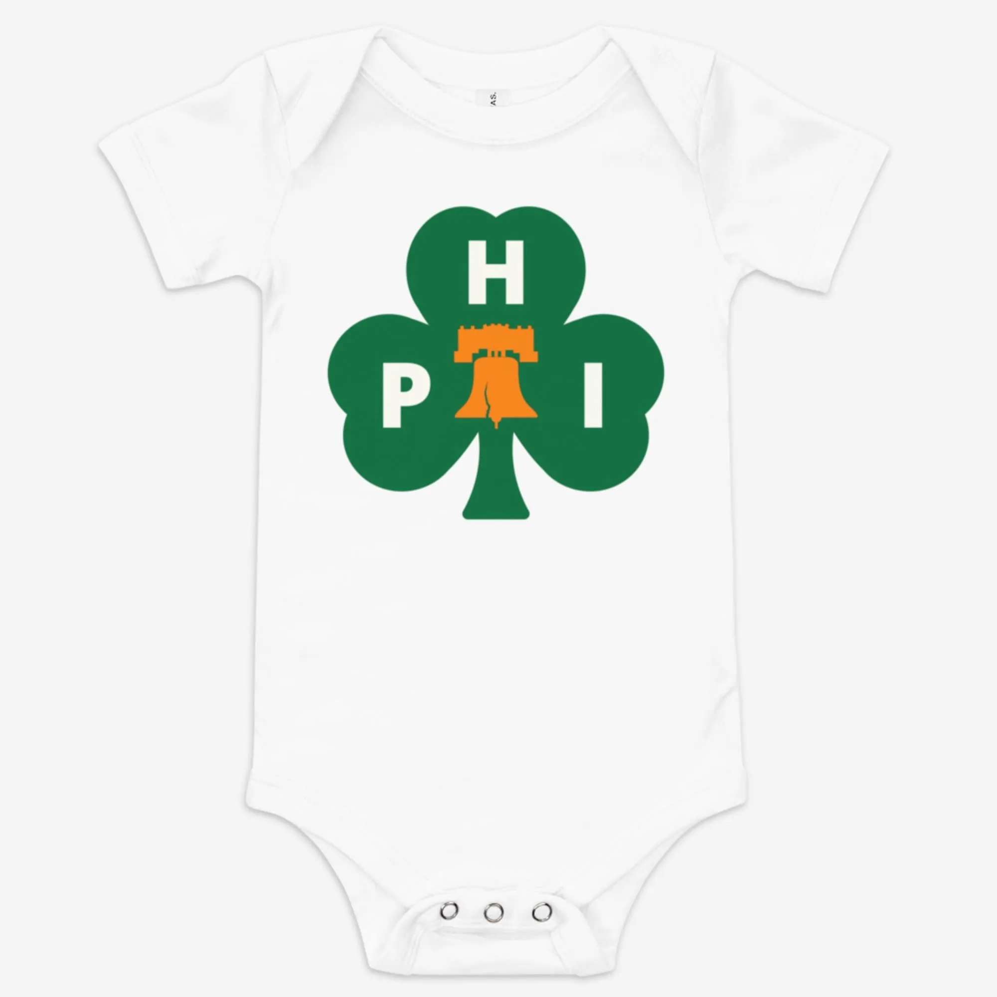 "PHI Shamrock" Baby Onesie