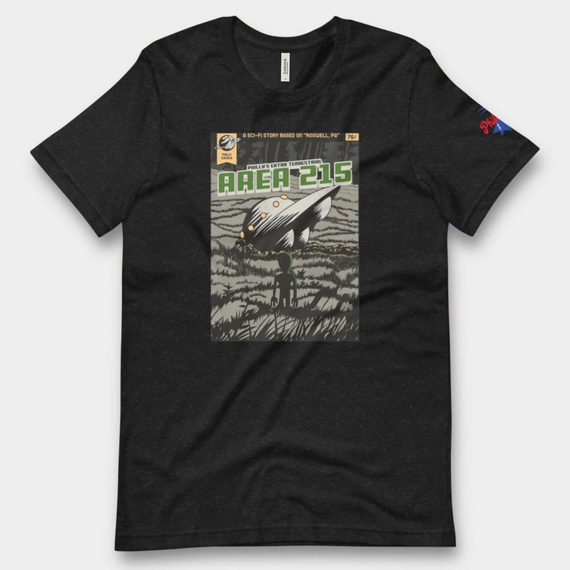 "Philly Comics Area 215 UFO" Tee