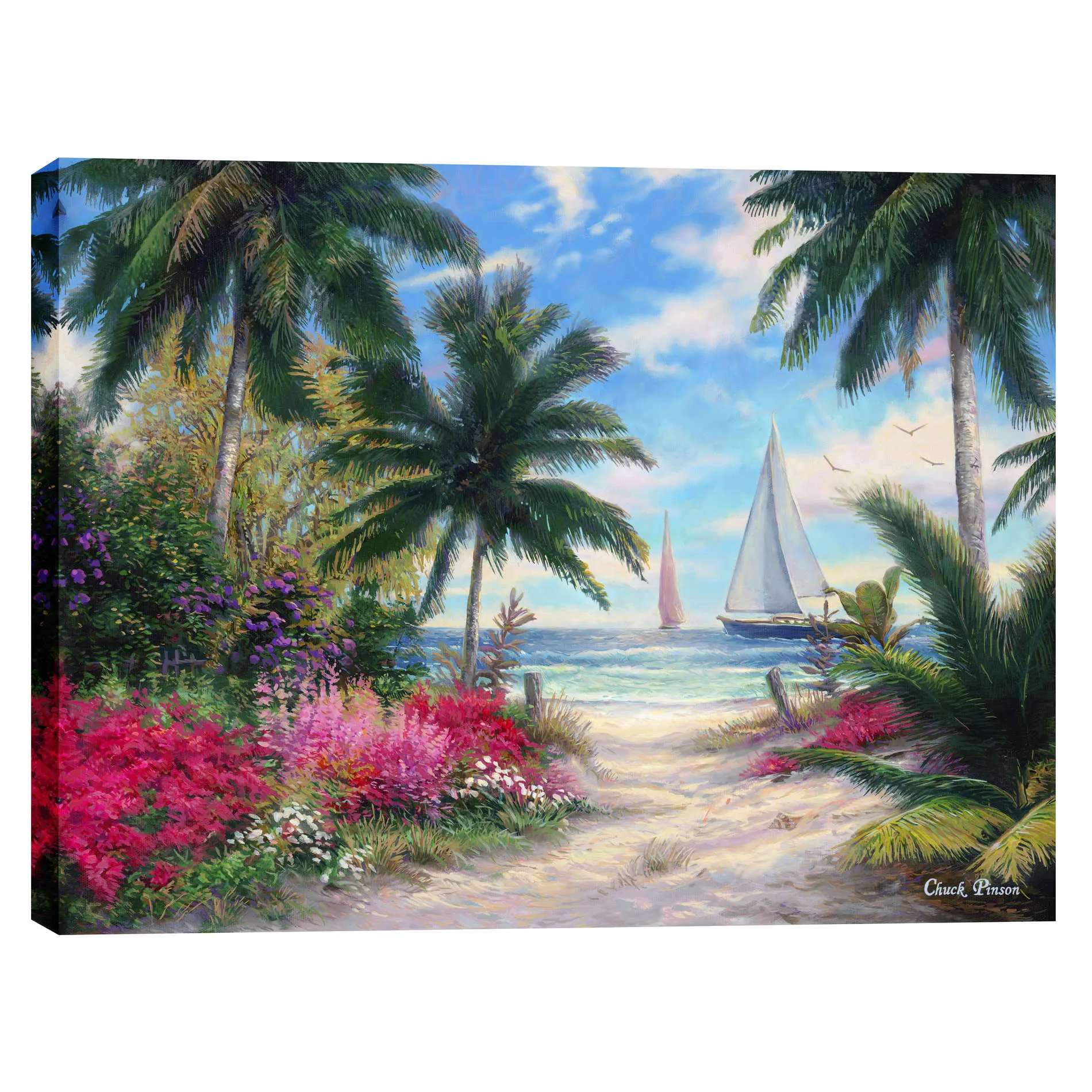 "Sea Breeze Trail" by Chuck Pinson, Giclee Canvas Wall Art