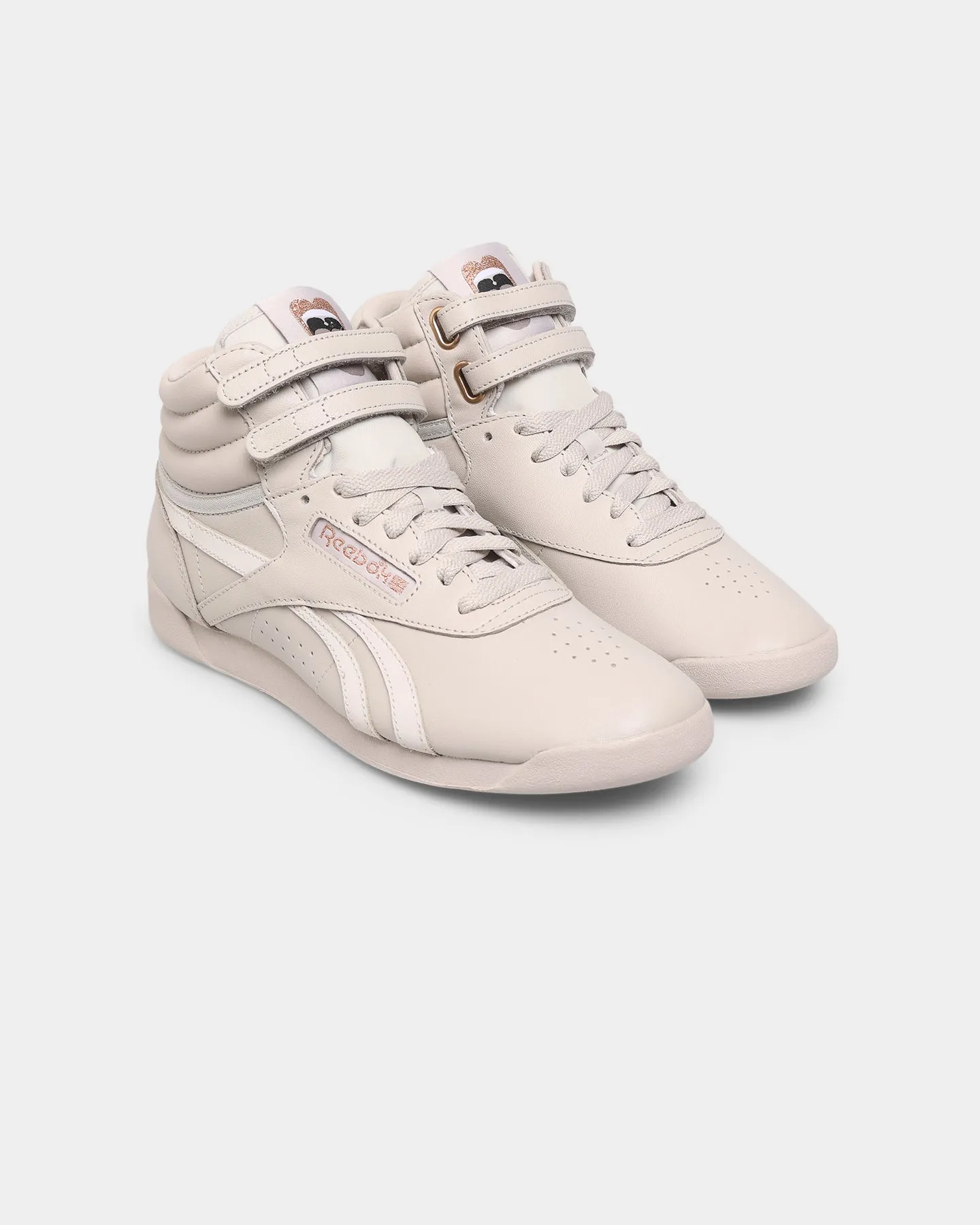 Reebok X Cardi B Women's Freestyle Hi Moonstone/Boulder Grey/White