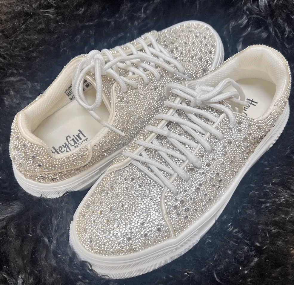 Rhinestone Corky Tennis Shoe