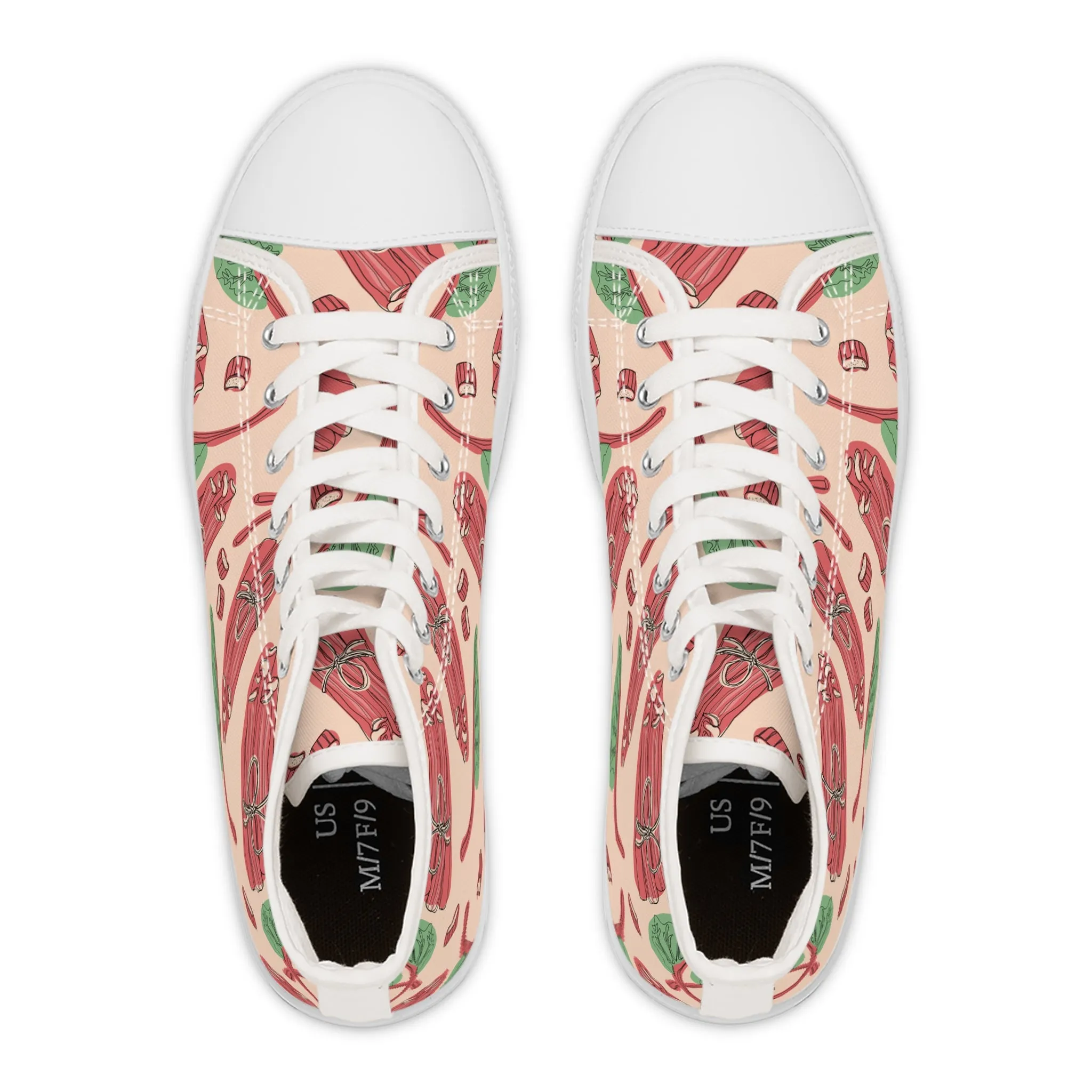 Rhubarb Women's High Top Sneakers