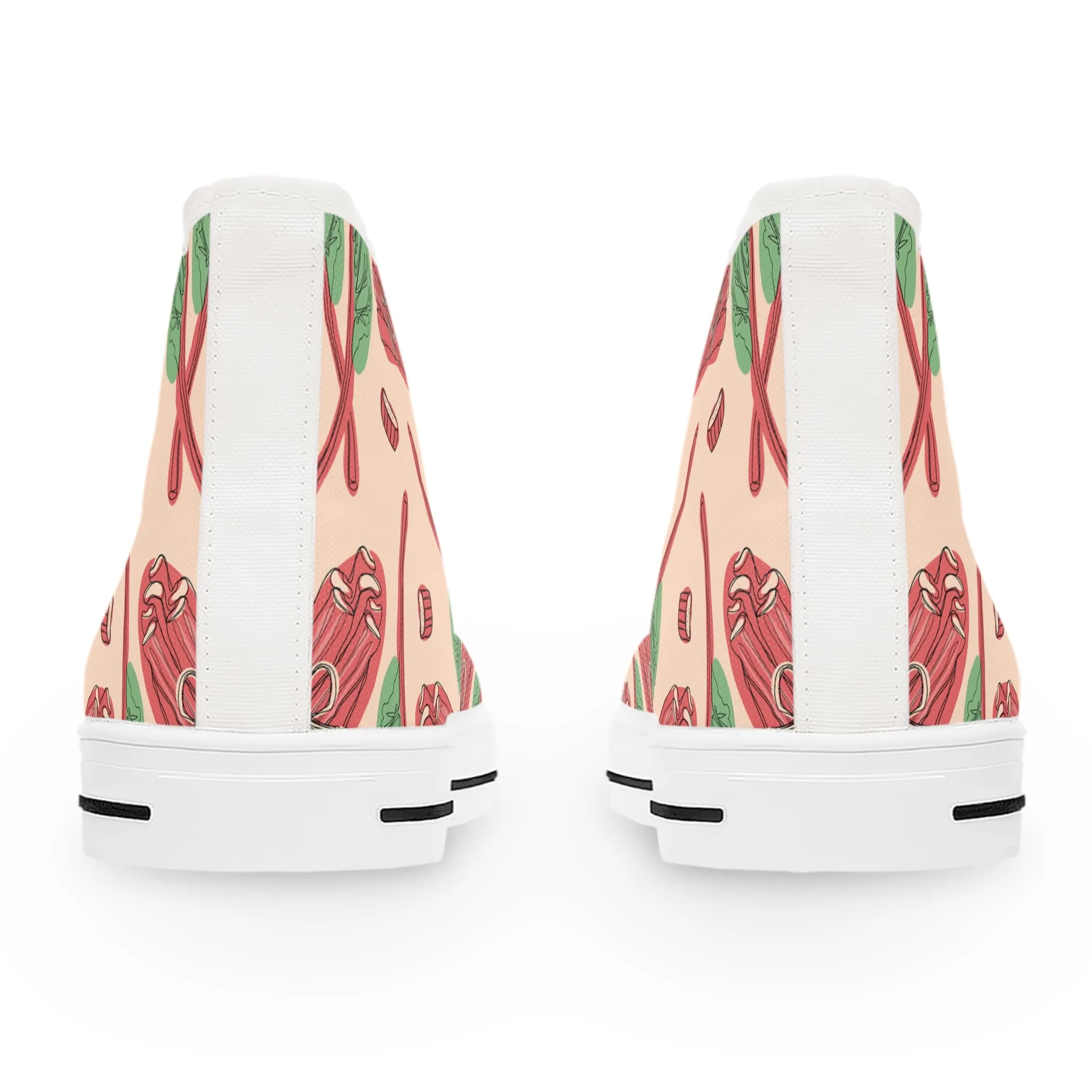 Rhubarb Women's High Top Sneakers