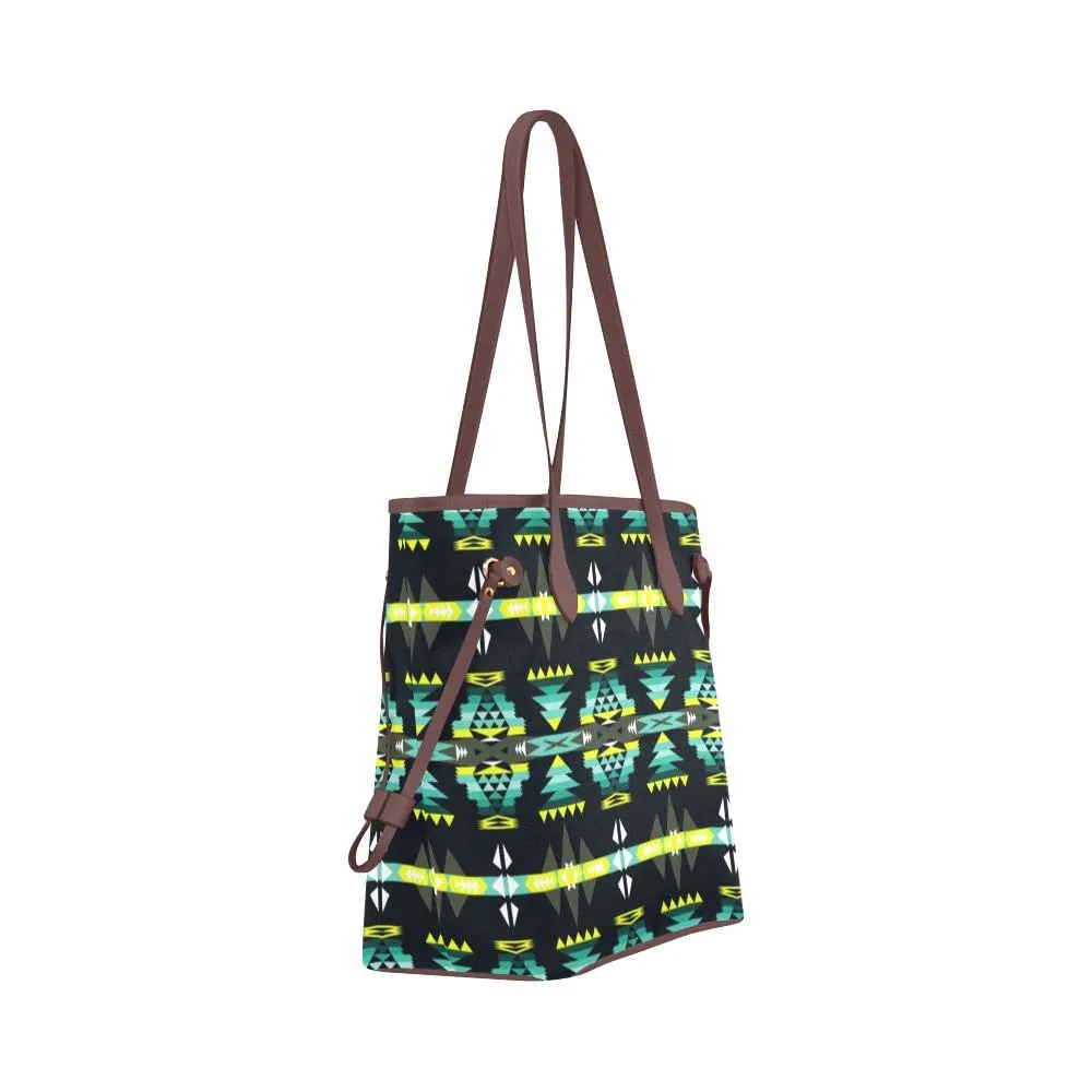 River Trail Clover Canvas Tote Bag